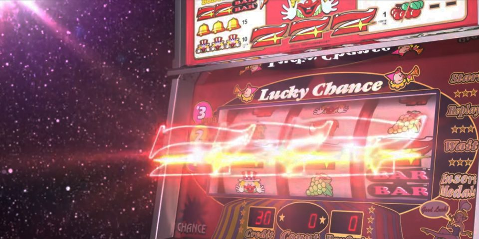スロット台「ジャグラーGo!Go!」でボーナス（777）