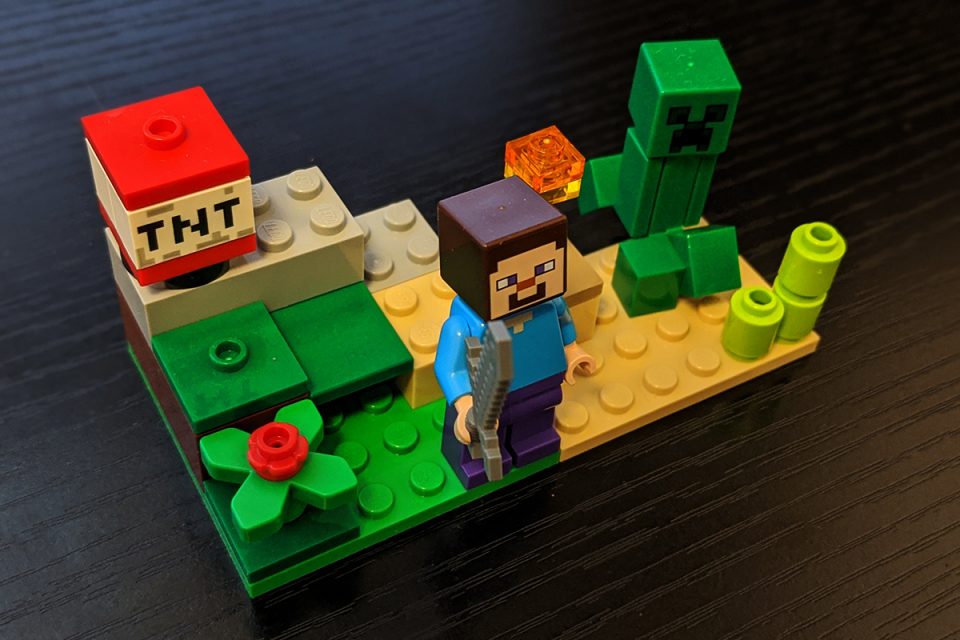マイクラ版レゴ（30393）スティーブとクリーパー