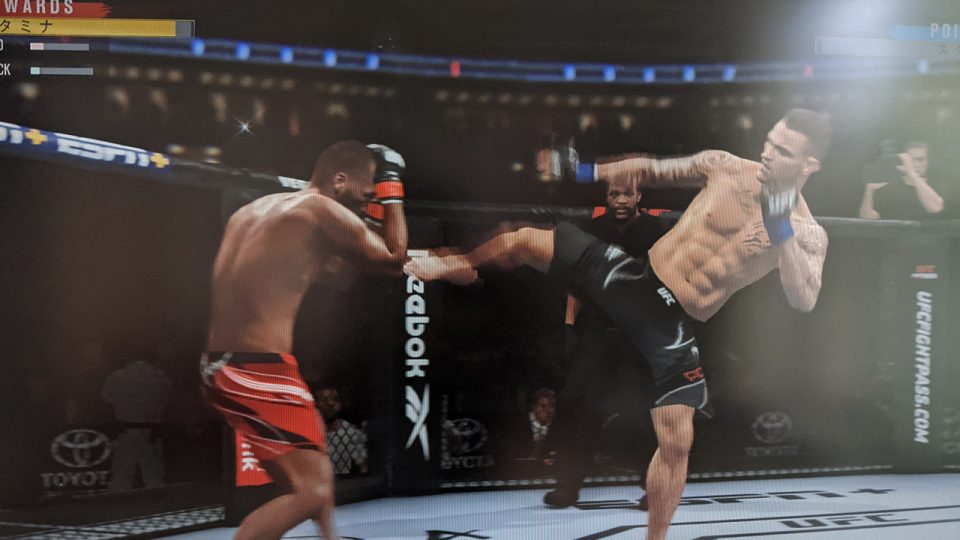 EA SPORTS UFC4のプレイ画面