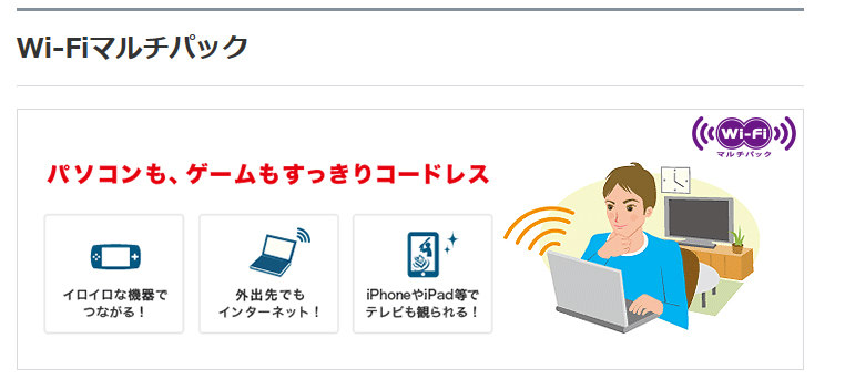 Wi-FIマルチパック