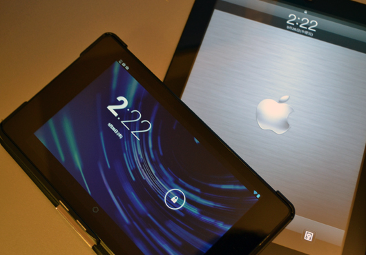 New Nexus7とiPad2