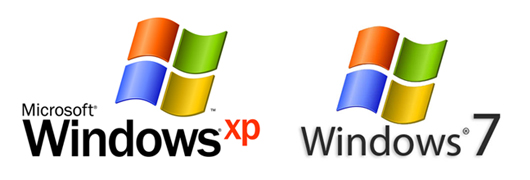 Windows7とWindows XP